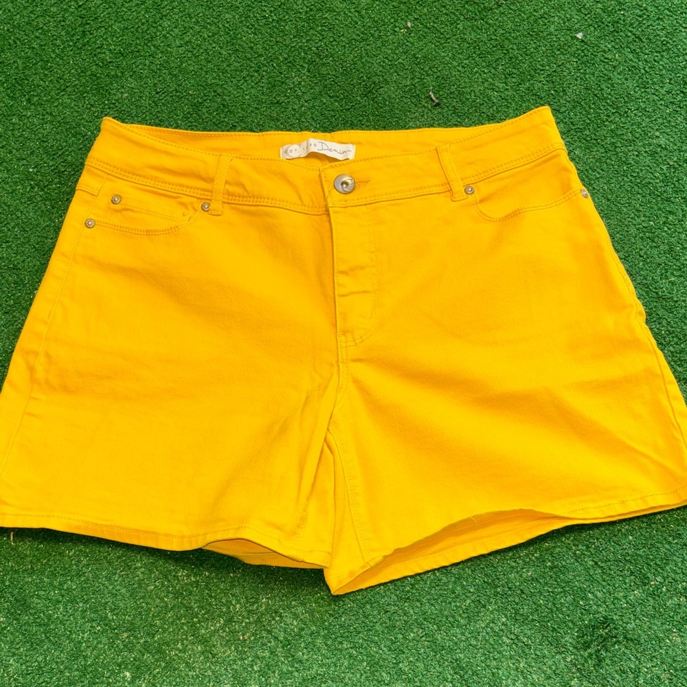 Yellow Women's Shorts